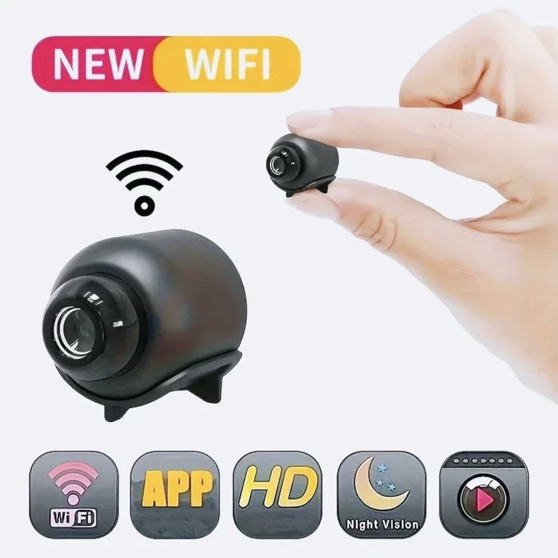 1080P HD Mini WiFi Camera Indoor Safety Security Surveillance Baby Monitor Night