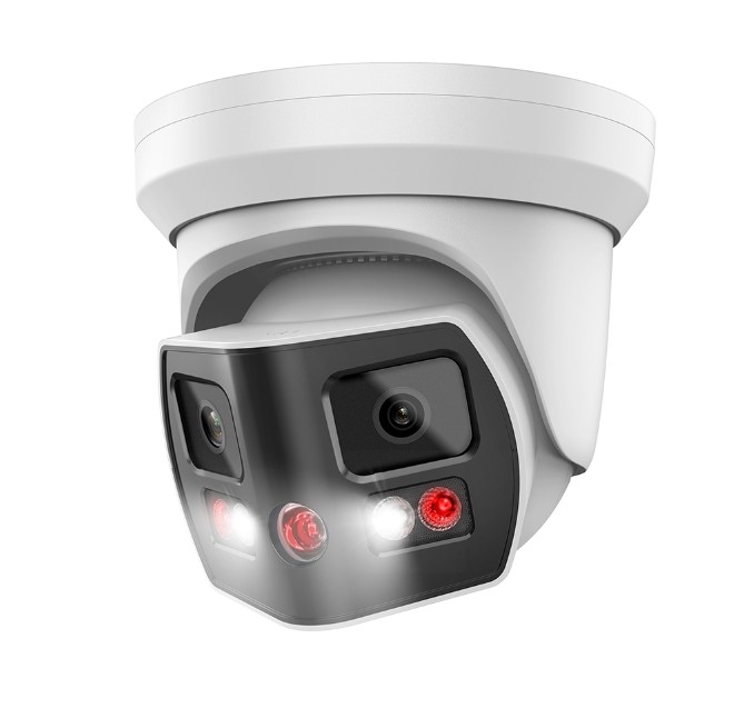 NEW VIKYLIN Color+IR 180°VIEW POE 8MP IP Camera Strobe light Audio Alarm ONVIF