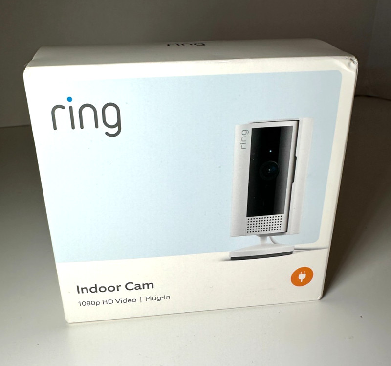 Ring Indoor Camera 1080p 2nd Gen HD Video Security Camera NEW Sealed White Alexa