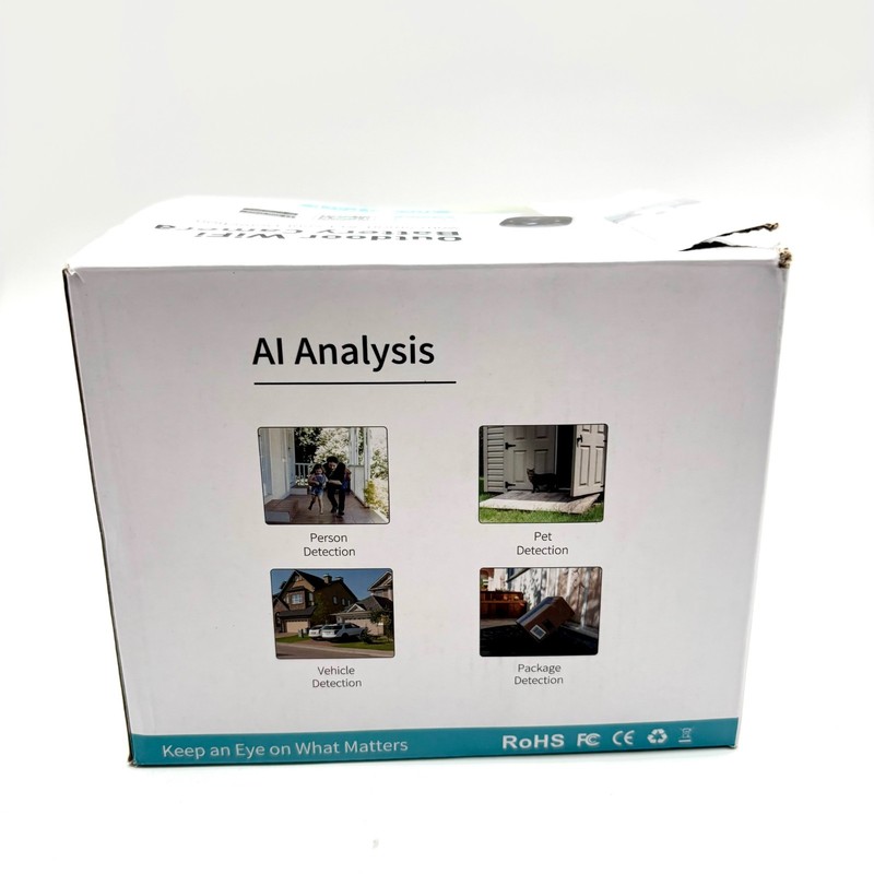 Outdoor WiFi Battery Camera With Smart AI Event Detection - 4 Pieces gallery