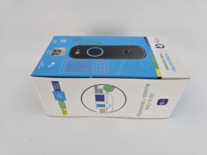 Chamberlain myQ Smart Video Doorbell Wired/Wireless Wi-Fi Black - New - Sealed gallery
