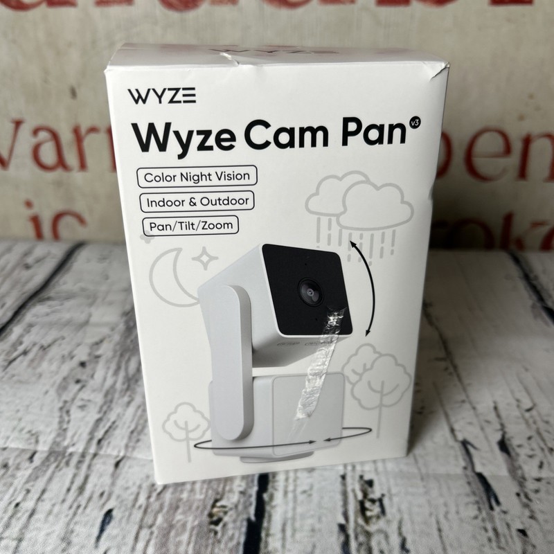 Wyze Cam Pan V3 1080p Indoor/Outdoor Wi-Fi Pan Tilt Zoom Smart Home Camera.