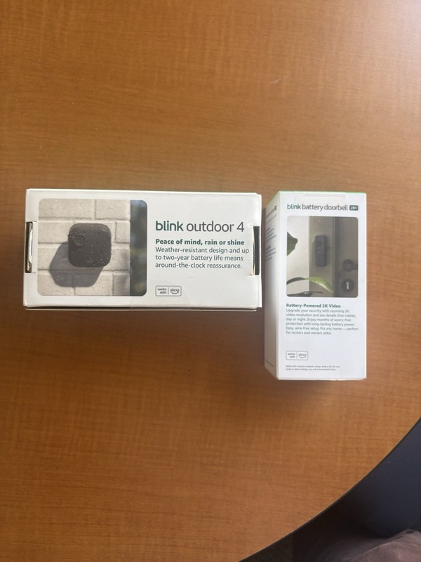 Blink Outdoor 4 Camera and Blink Battery Doorbell 2K+ Bundle gallery