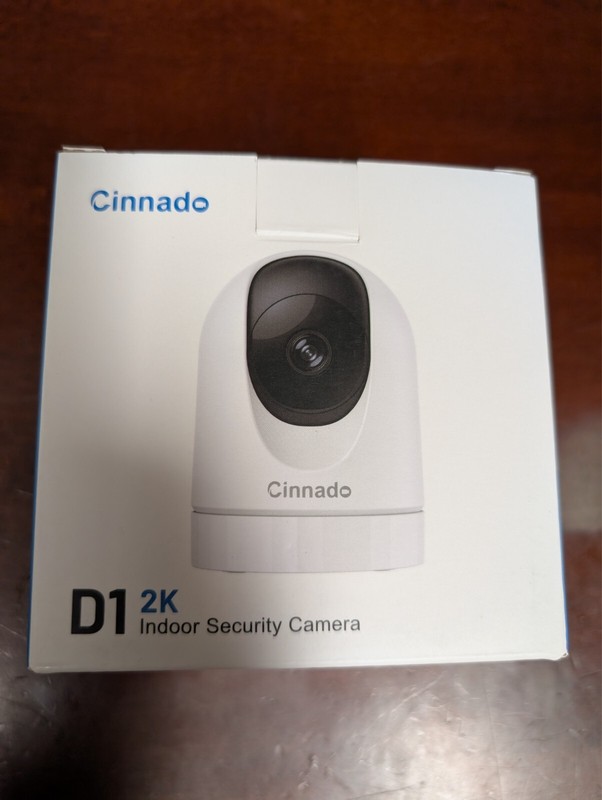 Cinnado D1 @k Indoor Security Camera. 90 degree viewing angle.