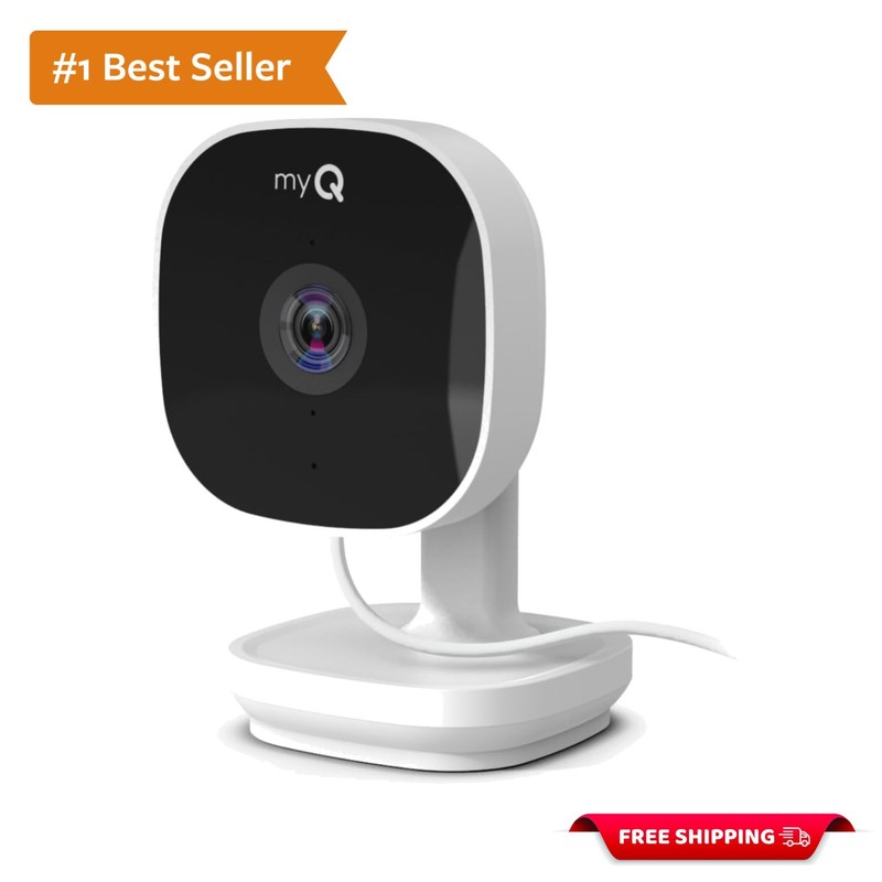 Advanced myQ Security Camera – 1080p HD, Real-Time Alerts & Smartphone Control