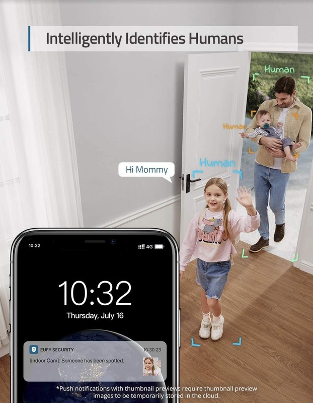 Indoor Security Camera 2K Wi-Fi, Pan & Tilt, Motion Tracking, Night Vision, Pet gallery