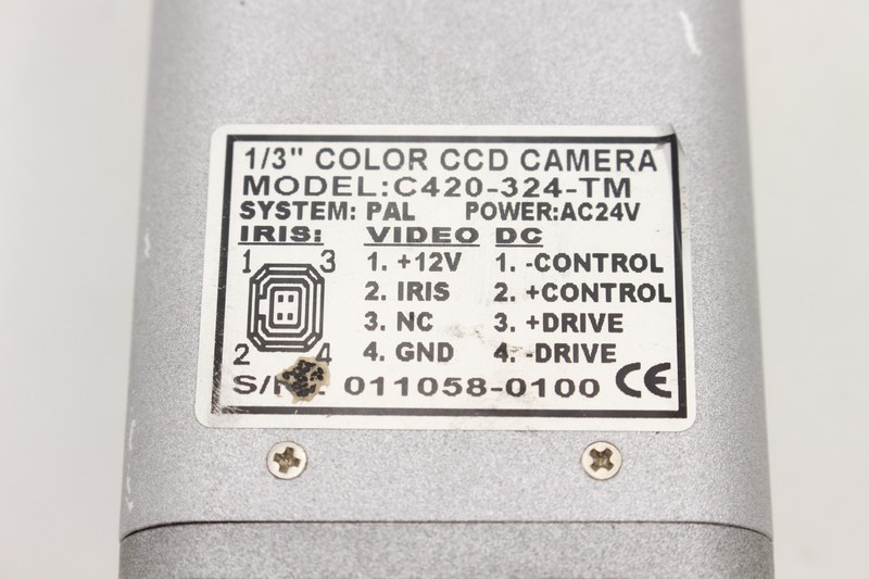 TAYAMA C420-324-TM 1/3" COLOUR CCD CAMERA PAL SYSTEM SECURITY Retro gallery