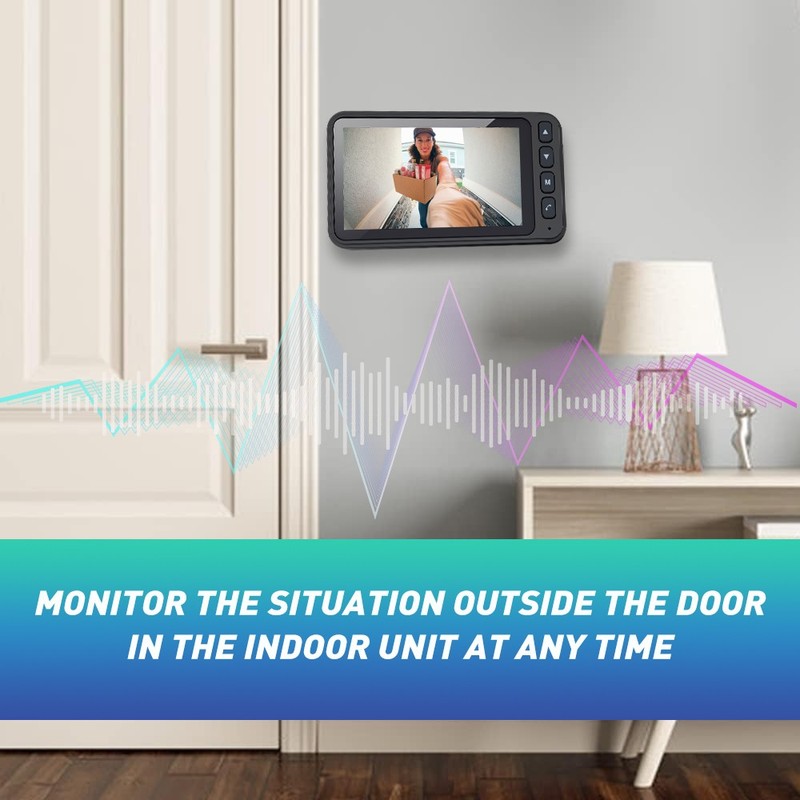 Smart Wireless 2.4G Doorbell Intercom Video Camera Door Bell Chime Security gallery