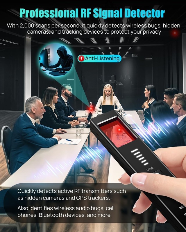 Smart Travel Bug and Camera Detector - Infrared Technology for Accurate Scans gallery
