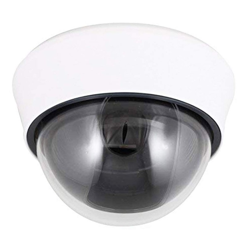 Dome Designed Plastic CCTV CCD Cover Black+White