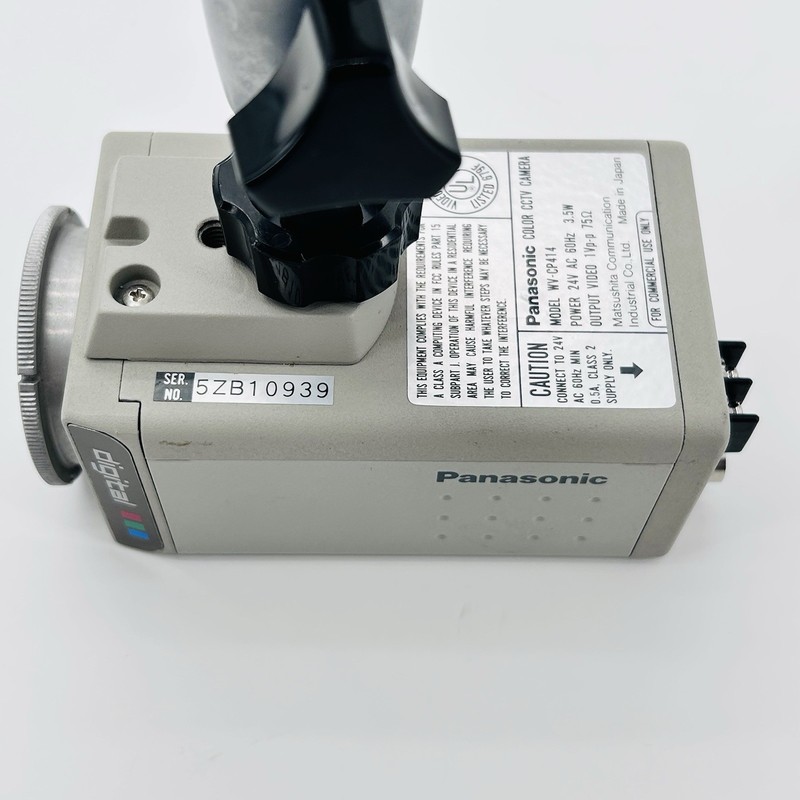 Panasonic WV-CP414 Color CCD CCTV Camera & Mount Used gallery