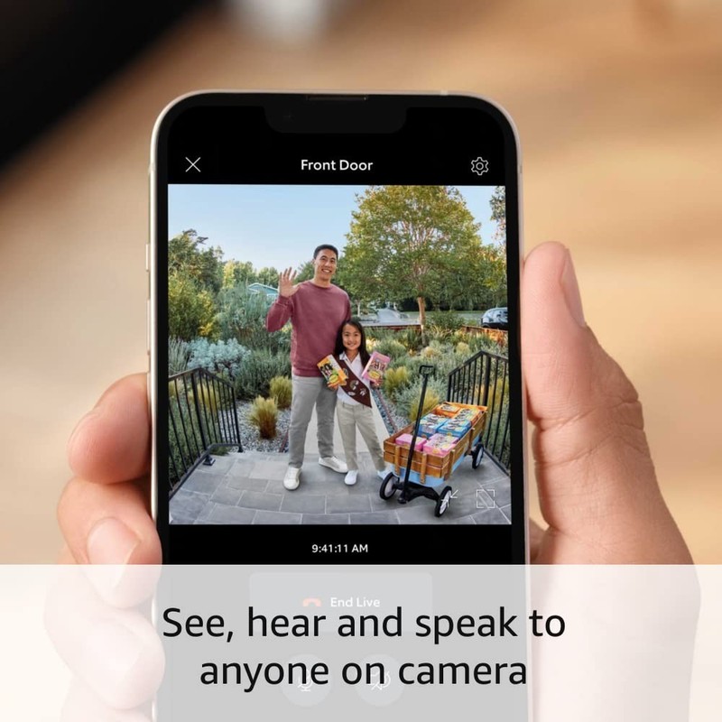 Ring Battery Doorbell Plus Smart Wifi Video Doorbell with Head-to-Toe View gallery
