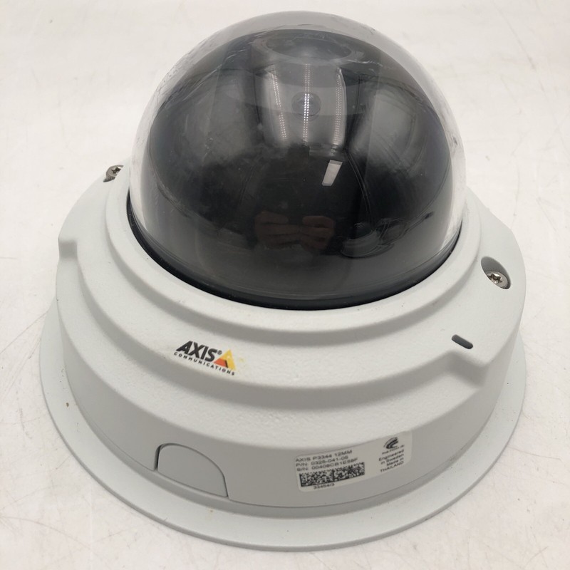 USED Axis Model P3344 12MM Dome Security Camera UNTESTED AS IS READ D