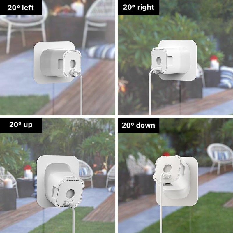 20-Degree Angled Window Mount for Blink Mini and Blink Mini 2 , White gallery