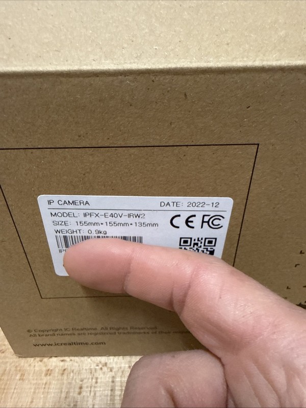 IC Realtime IPFX-E40V-IRW2 4MP IP In/Outdoor Turret Camera gallery