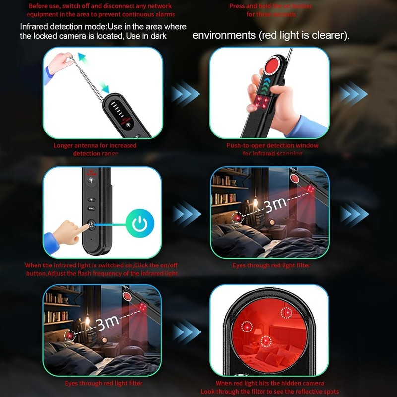 Hidden Camera Detector - 2025 Camera Detector, Hidden Device GPS Detector, Bu... gallery