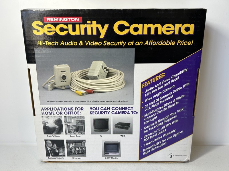 Remington Security Camera HiTech Audio & Video Security Indoor Outdoor Camera gallery