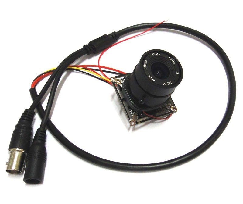HD 2mp AHD Module CCTV Camera 1080P Security PCB board CMOS, 6mm 3mp CS lens