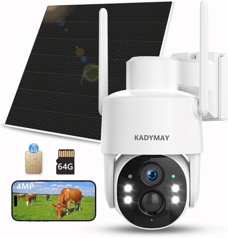 4G LTE Cellular Security Camera with SIM Card, No Wifi Security Cameras Wireless gallery