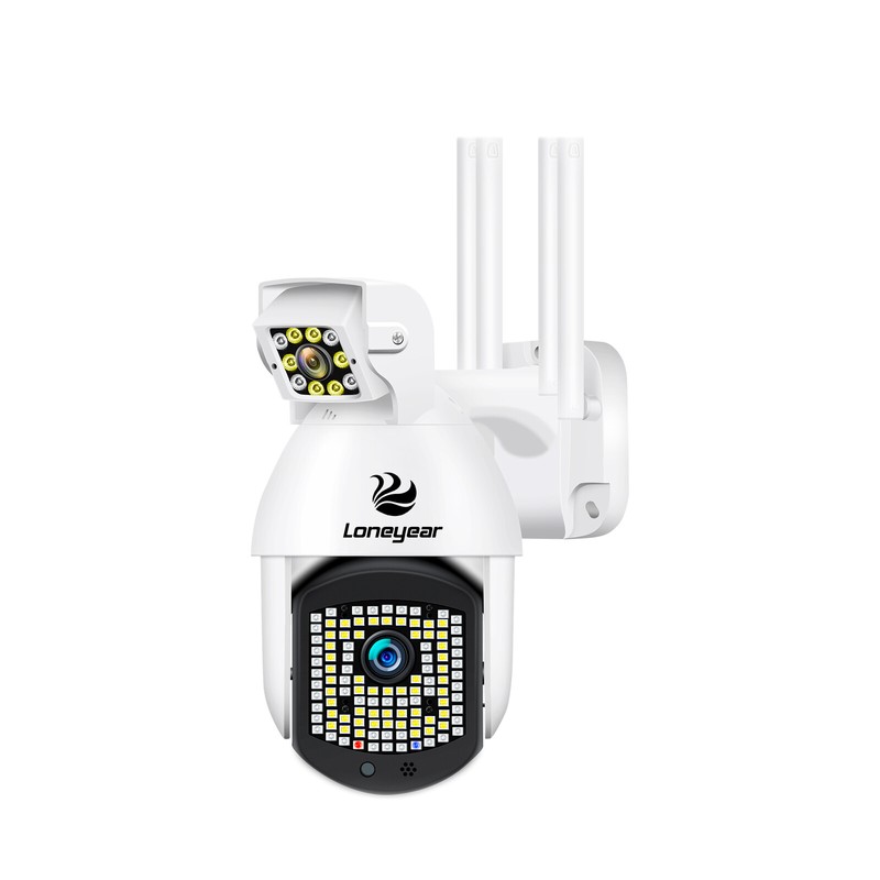 Wireless1080P FHD WIFI IP Camera Outdoor Dual Lens CCTV PTZ Home Security Camera gallery
