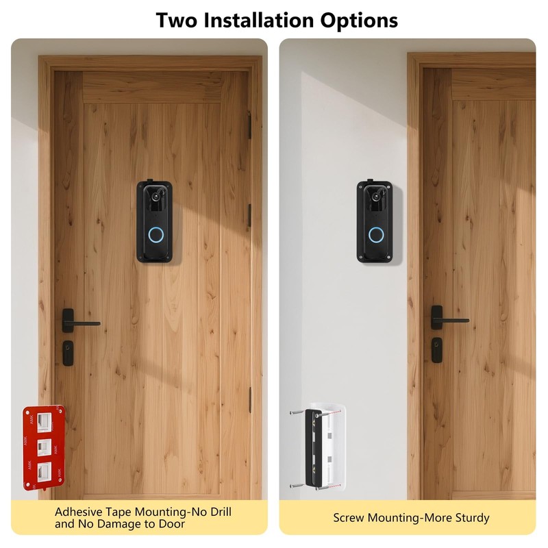 Adjustable (30°to 145°) Doorbell Mount for Blink Battery Doorbell 2K+(Newest ... gallery