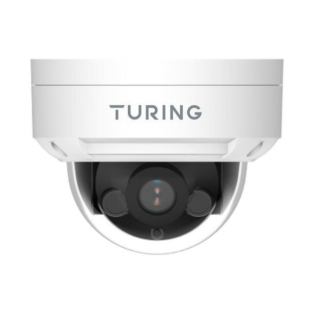 Turing 8MP IP Dome Camera IP67 PoE 2.8mm Wired White TI-NFD08A28