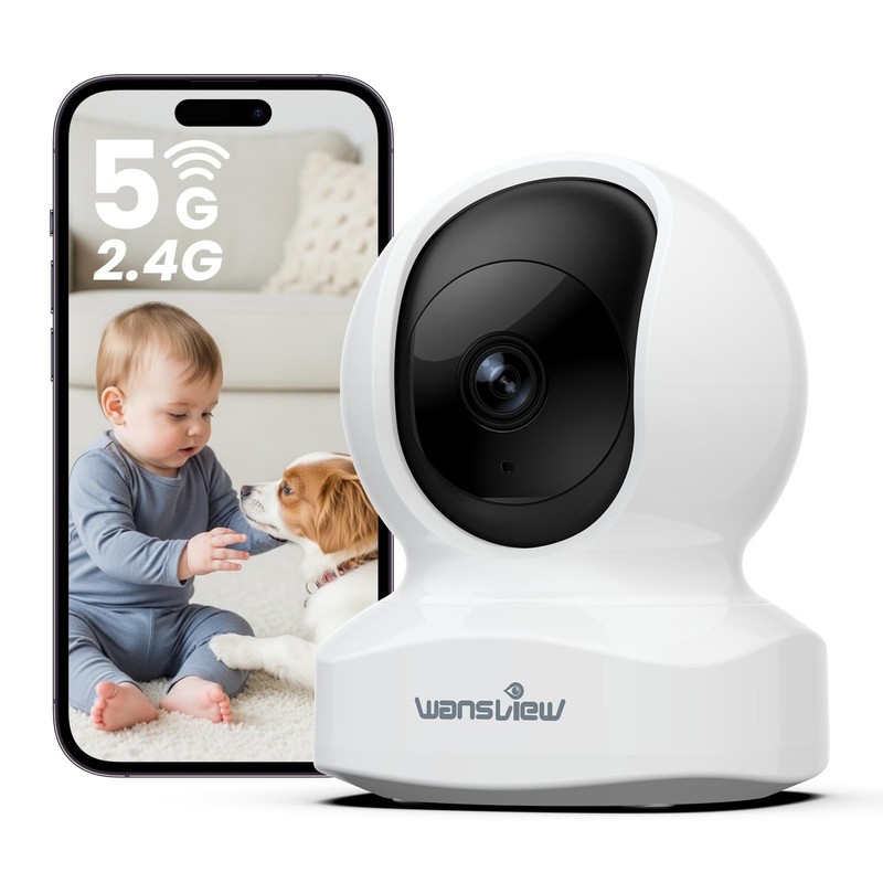 Indoor/Baby/Pet with App, 5G&2.4G Wi-Fi, Q5 5MP
