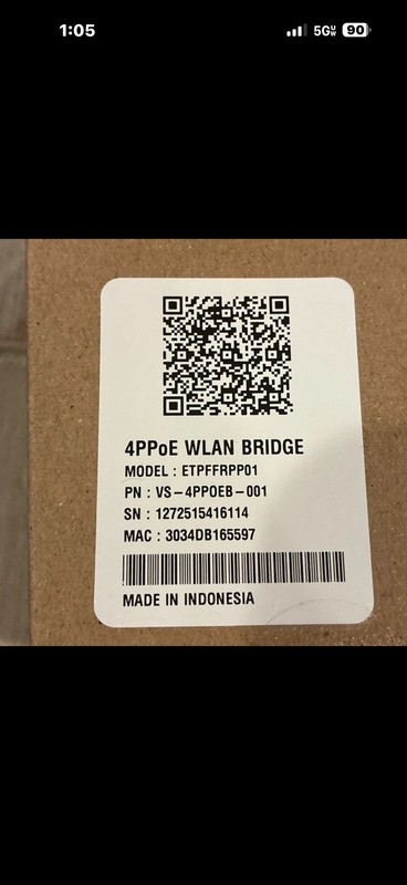 Vivint Wireless WiFi Bridge 4PPoE WLAN-ETPFFRPP01 gallery