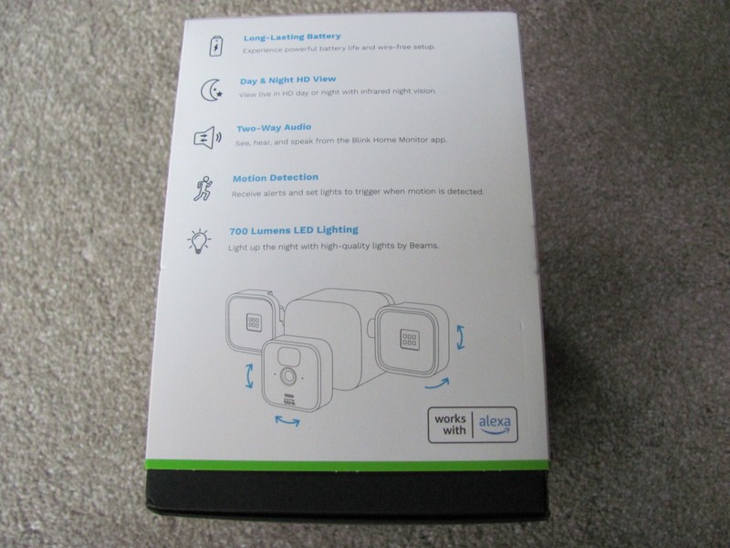 Brand New Blink Wireless HD Smart Security Camera and Floodlight Mount 3rd Gen gallery