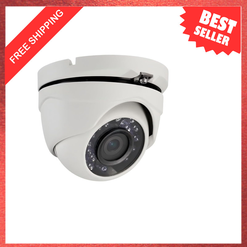 2MP 1080P Analog BNC Coaxial Dome Camera 2.8mm Wide Angle IR Turret Outdoor CCTV