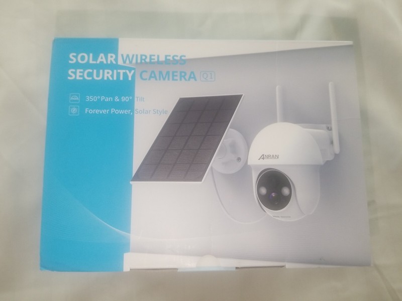 ANRAN 3MP Solar Battery Powered Wireless WiFi Outdoor PTZ Security Camera System
