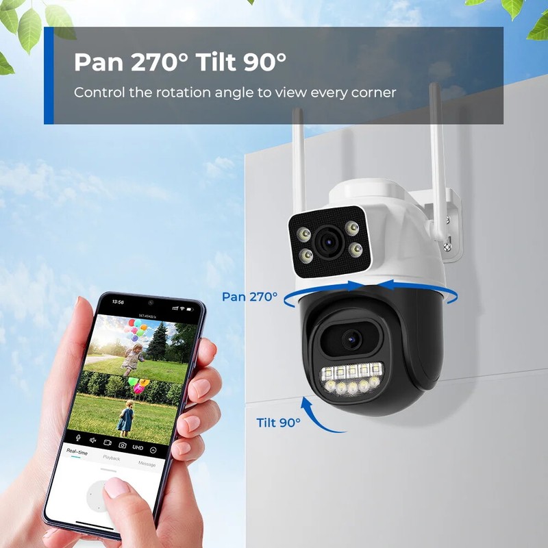 8MP Audio WiFi IP Camera Outdoor 8CH Mini NVR CCTV Security Night Vision Videos gallery