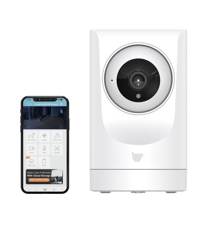 Instachew Purrsight 360° Smart Wireless Pet Camera 1080P HD 2-Way Audio New