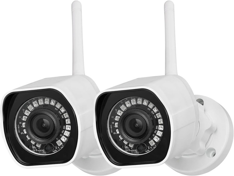 2 Pack Wireless Security Camera Smart Outdoor WiFi IP Night Vision Cloud Service gallery