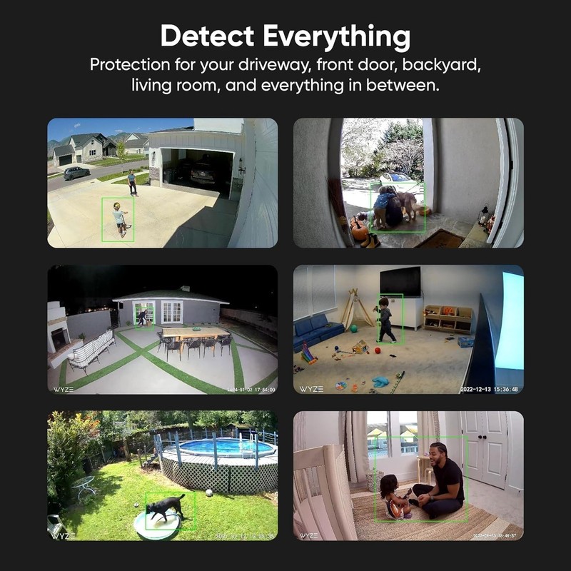 1080p Color Night Vision Security Camera Indoor Outdoor IP65 Waterproof Black gallery