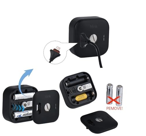 4W for Blink Solar Panel for Camera Outdoor Wireless (4th Gen) Black 2pcs gallery
