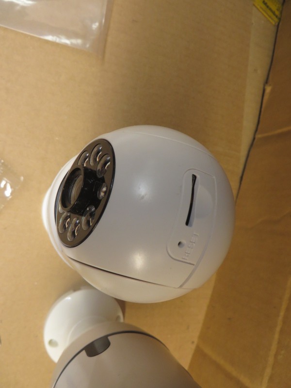 VIDEO WI FI CAMERA SET of 2 JXL CAM LAMP SOCKET BASE NEW LIGHT BULB CAMERAS 360 gallery
