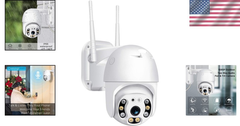 Home Protection - Full HD 1080P Outdoor Camera with Motion Detection Alerts gallery