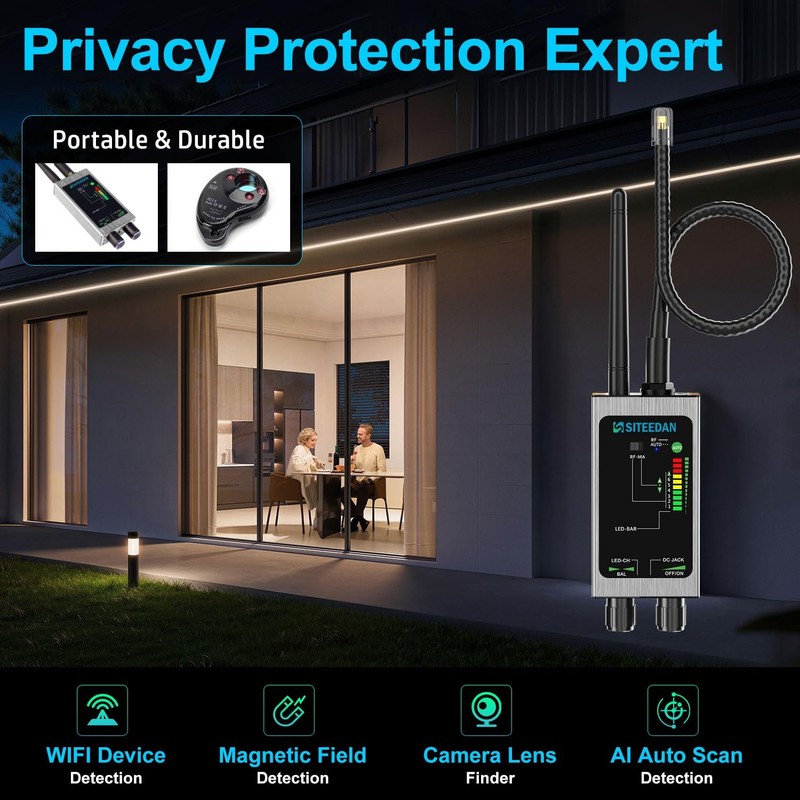 5-in-1 Multifunctional Detector,Device Detector,Finder Bug Detector for Compr... gallery