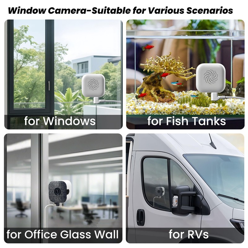 2K Indoor Security Camera with 32GB Card, WiFi, AI Night Vision, Motion Detectio gallery