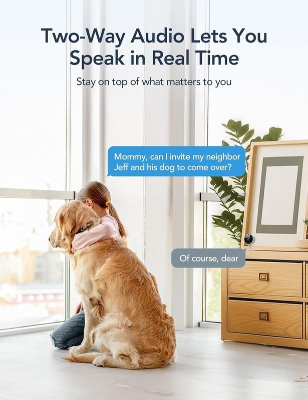 All-in-One Indoor Camera - 1080P with Motion Alerts & Night Vision for Security gallery
