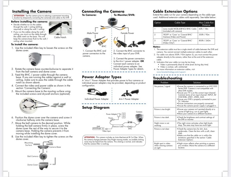 Lorex 720P HD IR Dome Camera LEV1522-C gallery