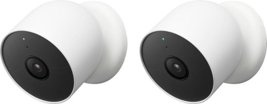Google Nest Cam 1080p Battery Operated Indoor/Outdoor Surveillance Camera 2pk