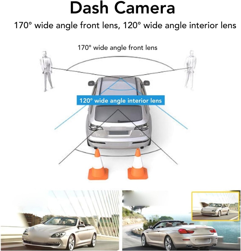 Camara De Seguridad Para Carro Delantera Trasera Vision Nocturna Grabar gallery