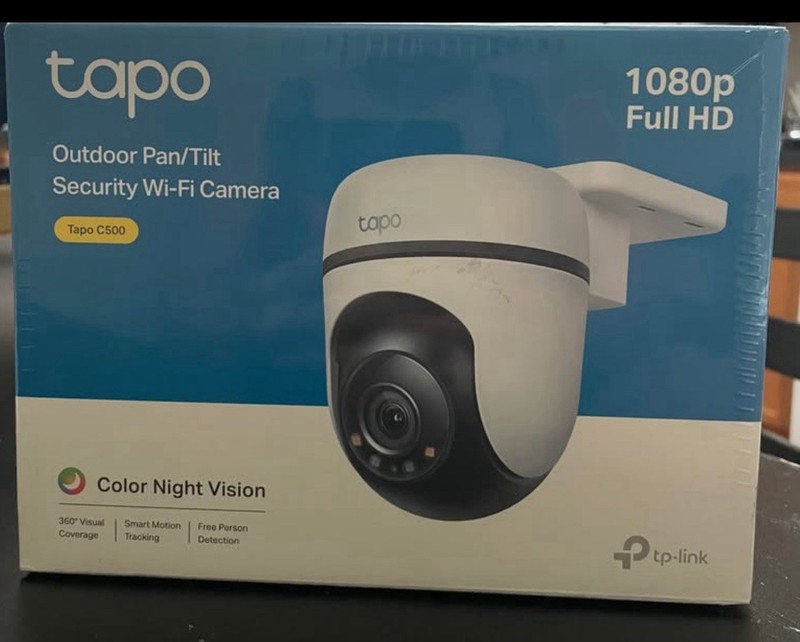 Tapo White 1080p Full HD Outdoor Pan/Tilt Security Wi-Fi Camera Brand New