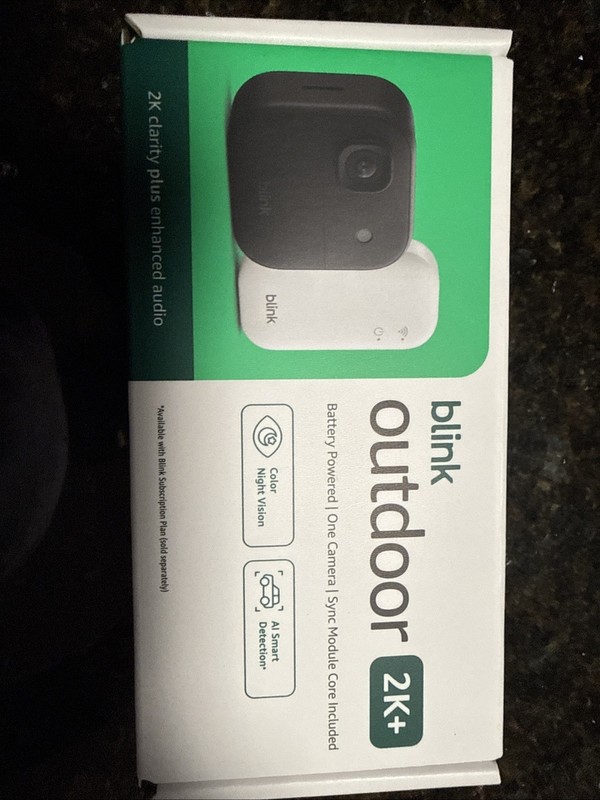 Blink – Outdoor 2K+ Wireless Smart Security Camera, 2K video, Two-way audio w…