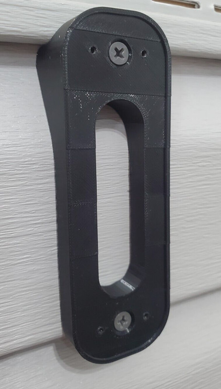 ecobee Video Doorbell Dutch Lap 4.5" Siding Mounting Bracket Wedge 3D Printed gallery