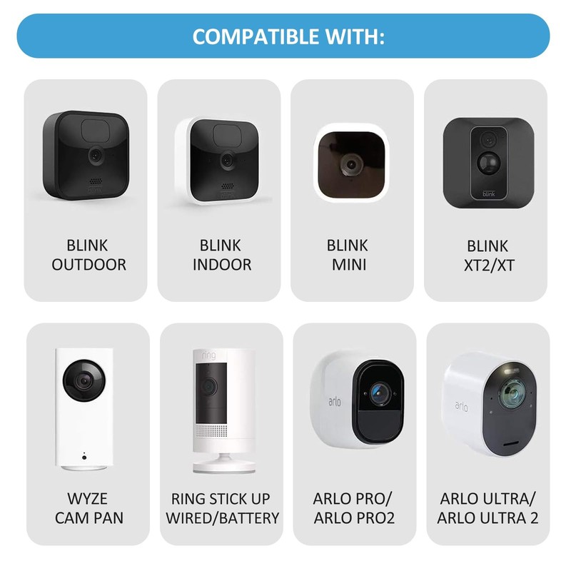 Blink Outdoor Camera Mount, 360 Deg Adjustable Indoor/Outdoor Wall Mount Bracket gallery