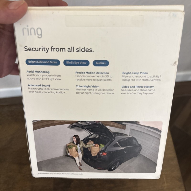 Ring Spotlight Cam Pro Advanced Outdoor Camera-Open Box, See Description gallery