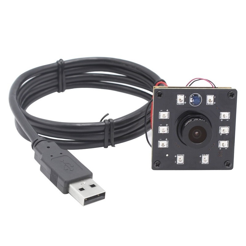 ELP 1080P H.264 USB camera w/ 3.6mm lens IR leds MJPEG 30fps 2MP Webcam for PC